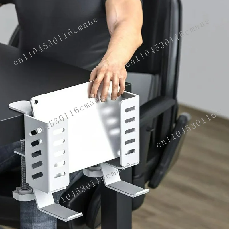 Non-punching Multifunctional Side Notebook Cooling Bracket Desktop Computer Tablet Universal Storage Bracket Adjustable