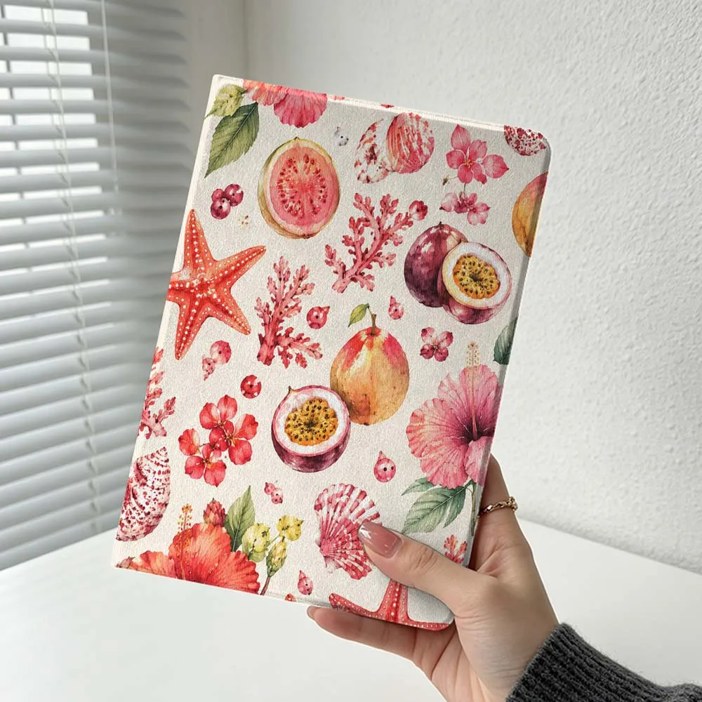 Luxurious Summer Patterns Cover For Xiaomi Redmi Mi Pad 8 7 6 5 4 2 SE K Pro Max Ultra Poco Pad Soft Inch Tablet Case