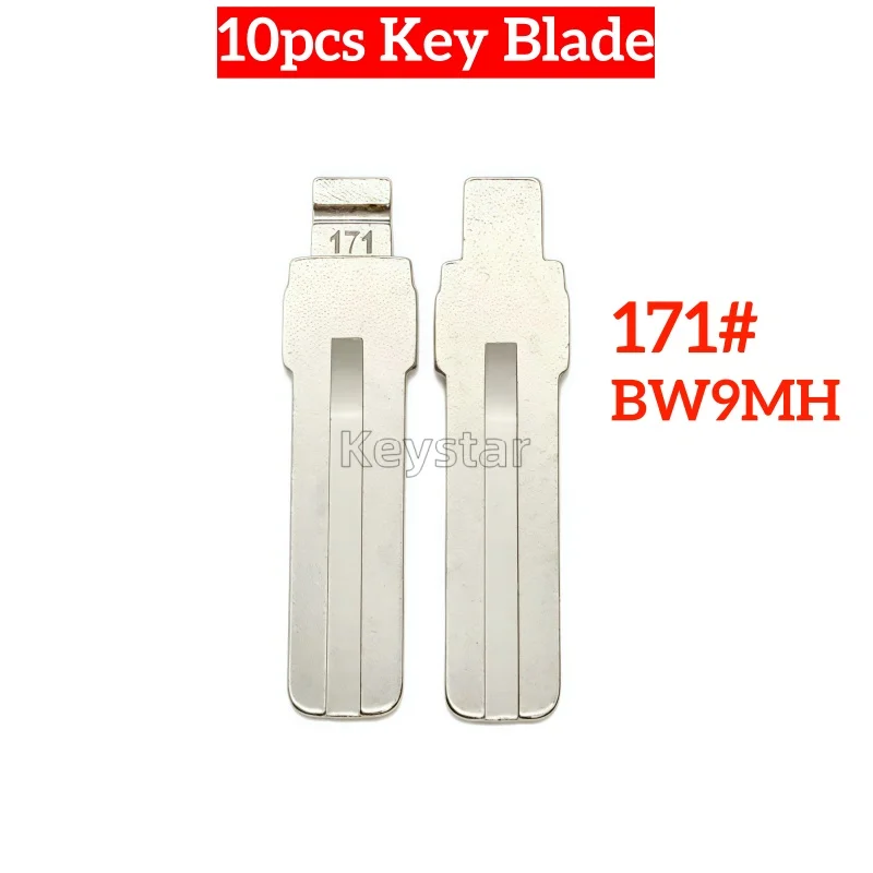10pcs BW9MH Motorcycle Uncut Metal Blank Spare Key for BMW F800R K1300GT K1200R R1200RT K1300R F650GS F800GS for KD VVDI Remote