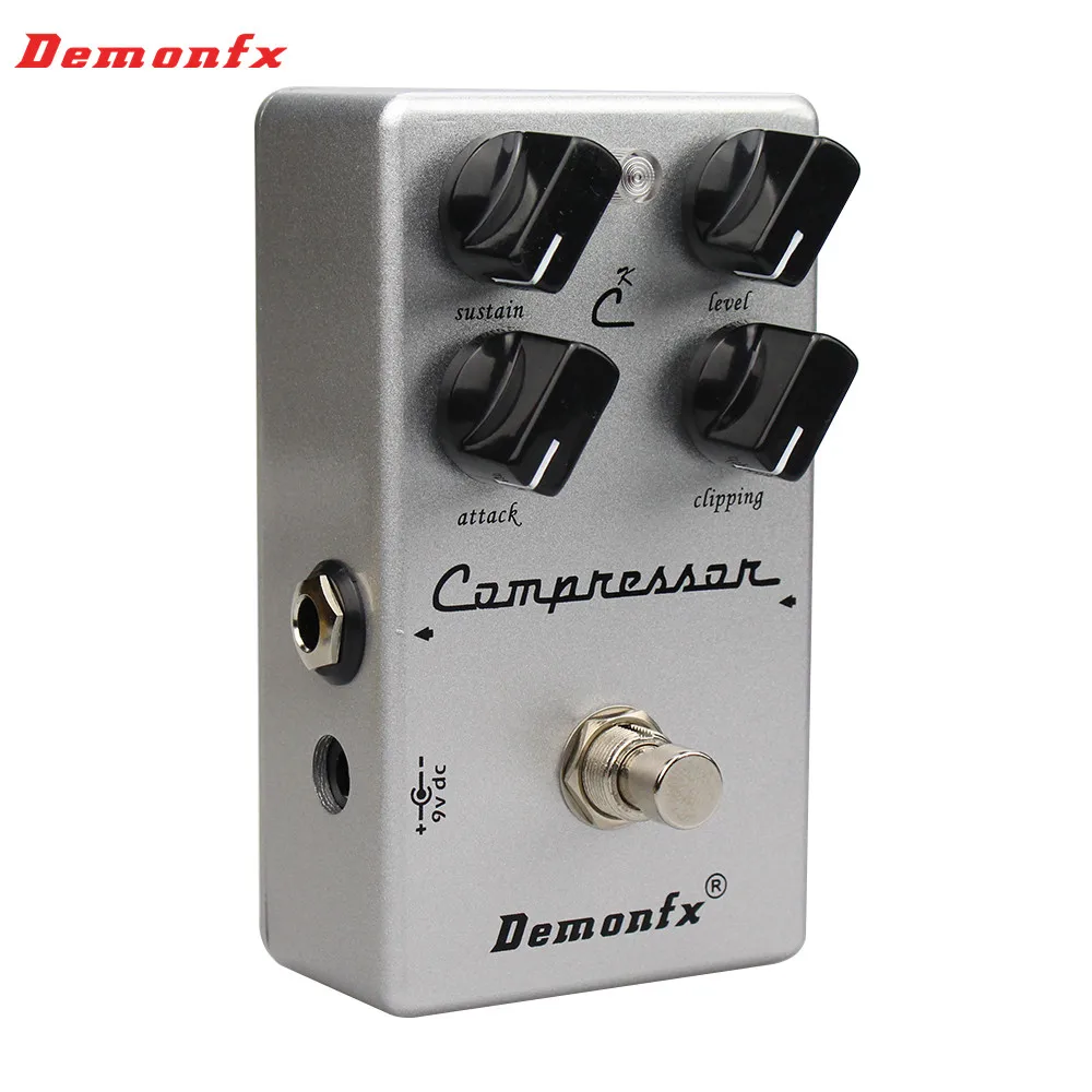 Demonfx High Quality CK 4-Knob Compressor Guitar Effect Pedal Compressor With True Bypass Clone K C4 Compressor