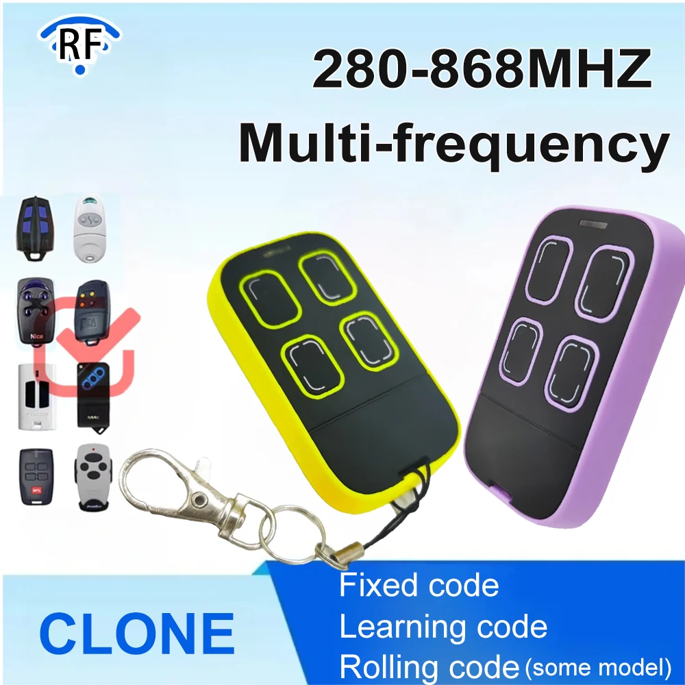 Universal Duplicator Garage Remote Controller Command Clone Self-copying Automation Gate 280 MHz 868Mhz Rolling Code