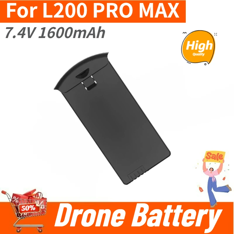 High Quality Drone Battery 7.4V 1600mAh For L200 PRO MAX Brand New Replacement Battery