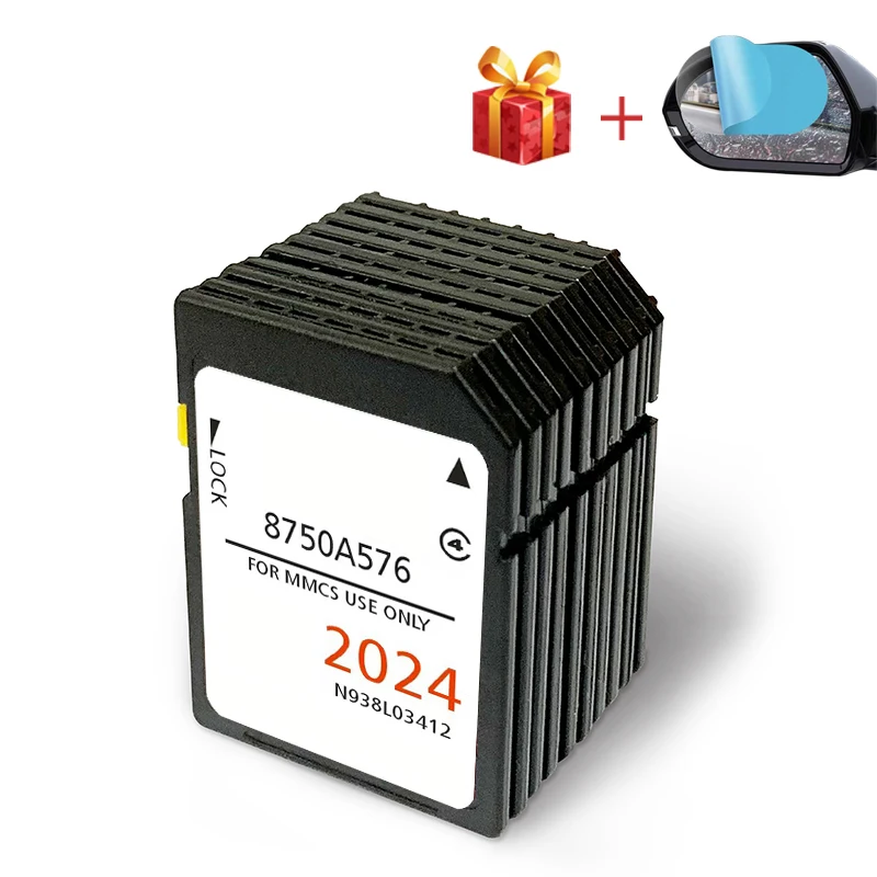 2024 Version UK Europe Maps Update SD Card MMCS Navigation for Mitsubishi ASX/L200/Lancer/Outlander/Eclipse Cross Accessories