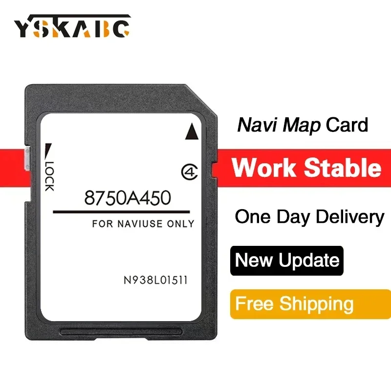 Navigation SD Card GPS for Mitsubishi 8750A450 16GB Sat Nav MMCS Pajero Outlander Car Software Version Update EU Map