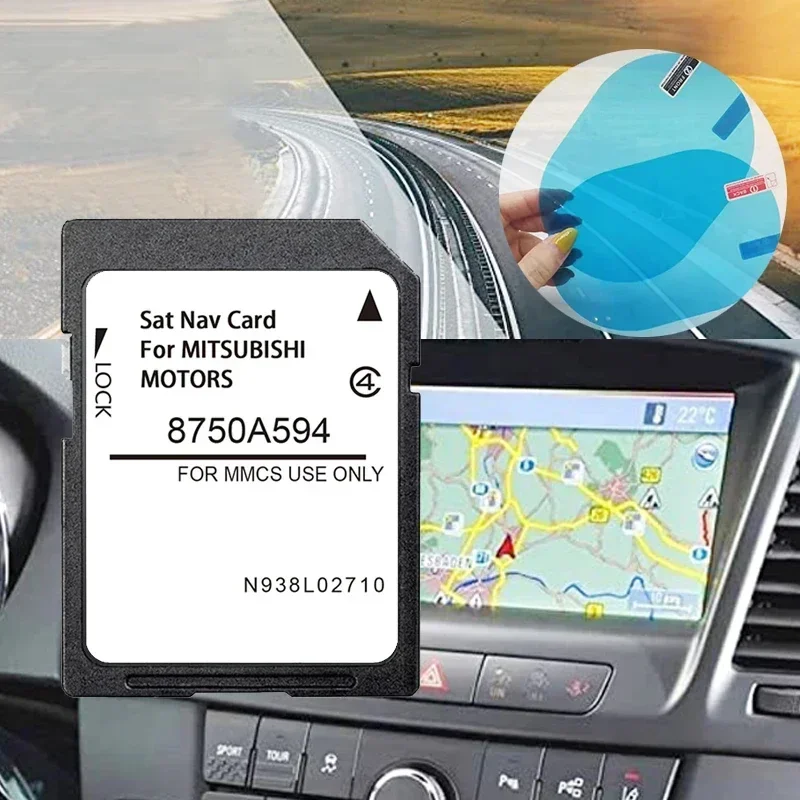 2026 for Mitsubishi Outlander ASX Lancer Pajero L200 New Maps Version Navigation MMCS GPS SD Card Europe UK