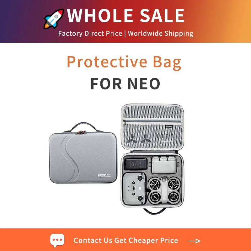 Wholesale Hard Shell Carrying Case for DJI Neo Shockproof Travel Storage Bag-In Stock Drone Accessories Ask for Bulk Discount