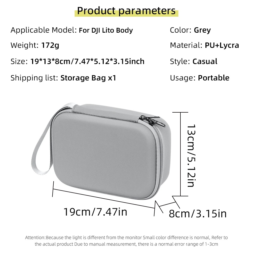 For DJI Lito X1 / Lito 1 Drone Dustproof Storage Bag Portable Hard Shell Protective Carry Case Outdoor Travel Accessory