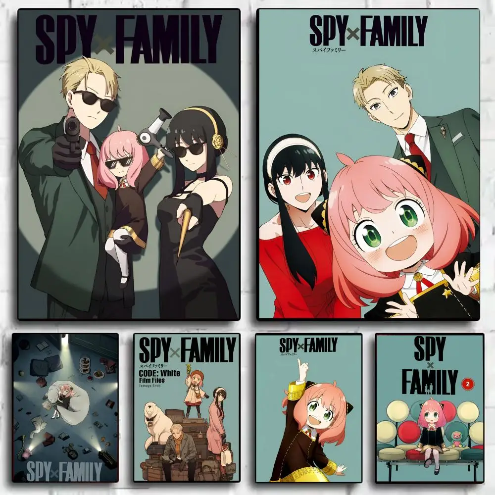 Anime SPY×FAMILY Poster Perfect Sticker Self Adhesive Art Designed for Home Dining Office Spaces