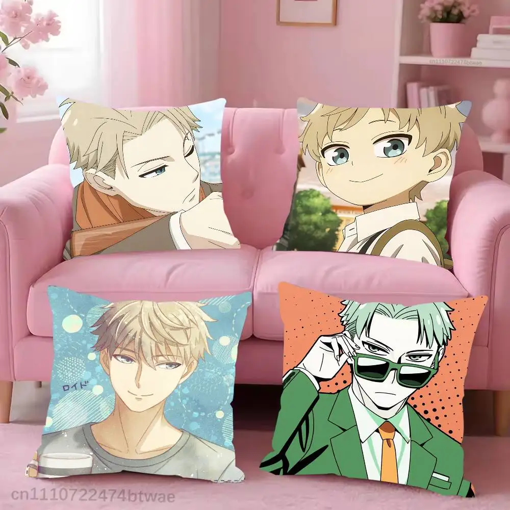 S-Spy Family Loid Forger Twilight Pillow Case Cover Square Sofa With For Pattern Comfortable Cushion suitable Of Room