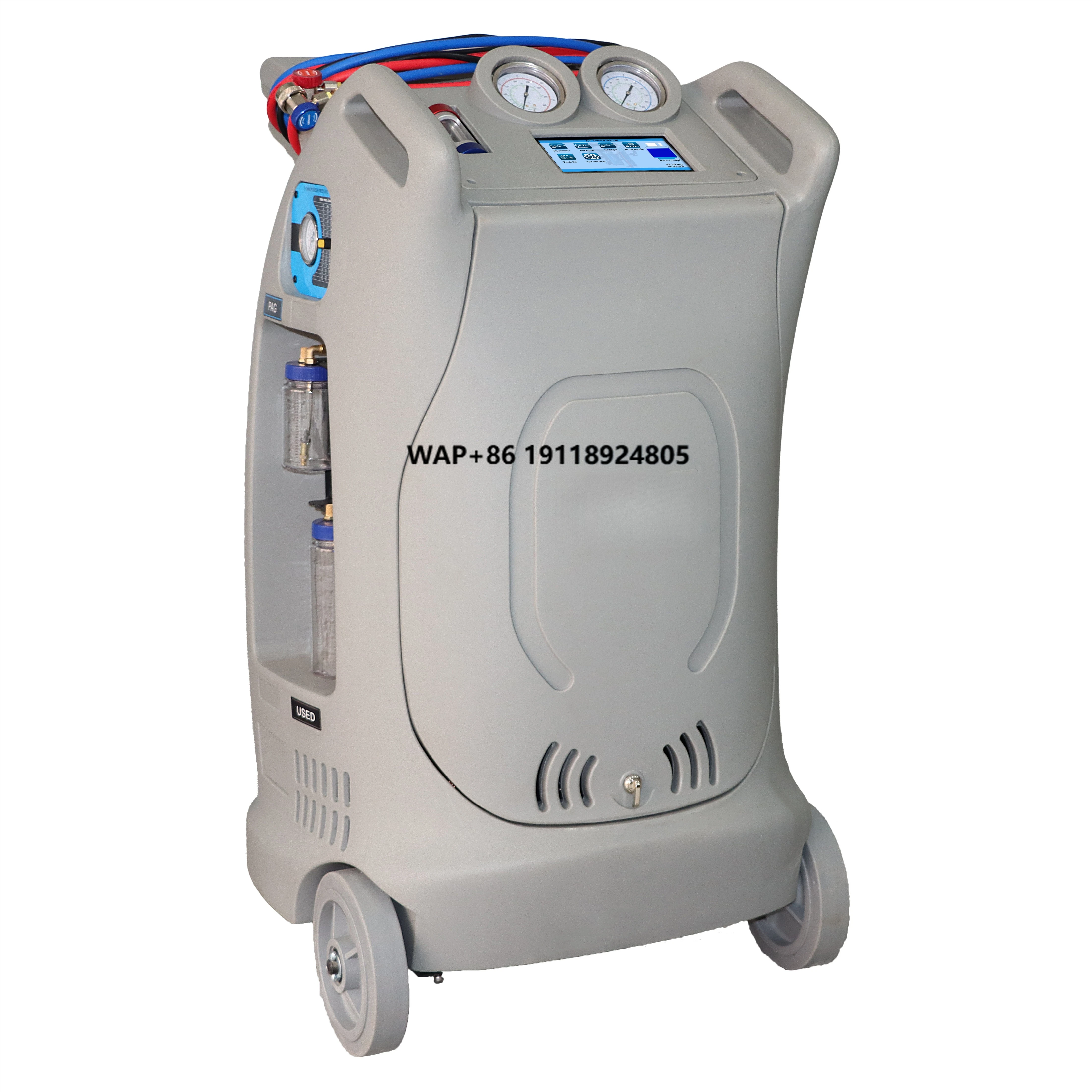 Fcar AC-080 AC Vacuum Pump Refrigerant Kit Car Air Conditioning Service Machine Freon R134a High Quality A/C Service Station