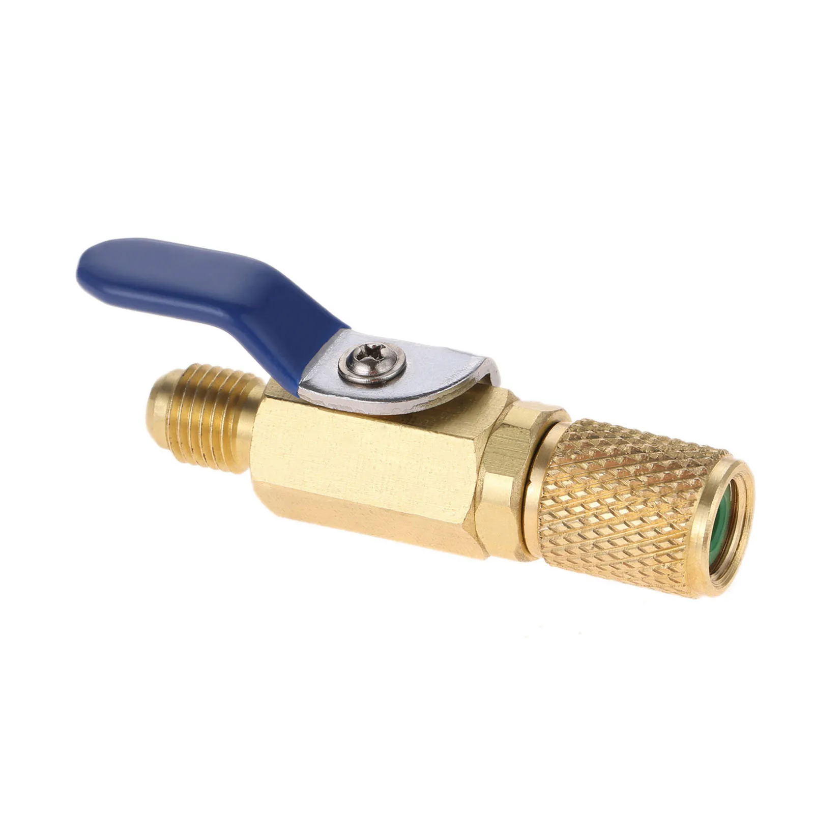 Auto Air Condition Refrigeration Tools Straight Ball Valve 1/4