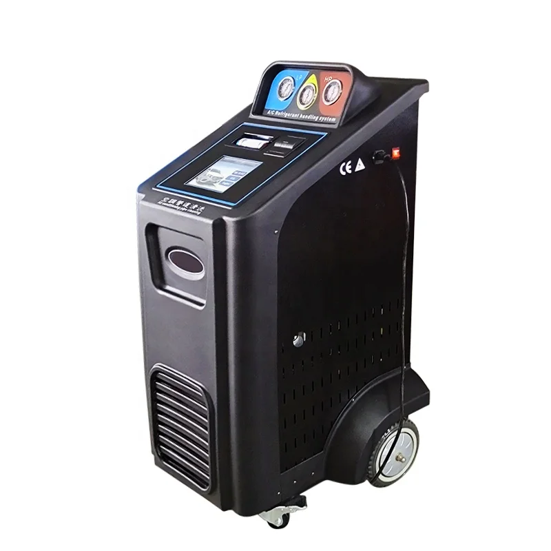 HW-8000 R134a Car Air Conditioner Refrigerant Recovery Machine / Ac Service Station