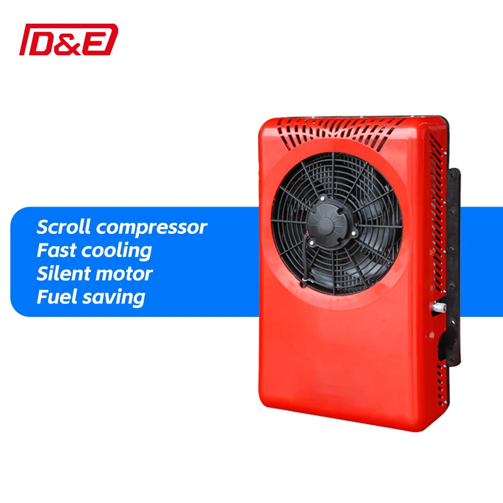 Steel AC Split Unit New Arrival 12V DC Electric Air Conditioner For Cars Trucks Buses Boats 24V 800W Power R-134a