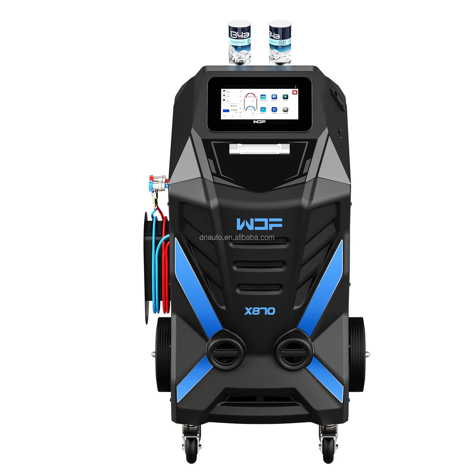 X-570 New Energy Vehicles A/C Air Conditioner Refrigereant Recycle Machine / R134a Refrigerant Gas Refill Machine