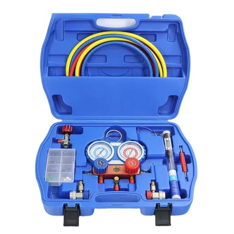 Universal Refrigeration Tool R134a Auto Ac Manifold Gauge Parts Refrigeration Manifold Gauges Set