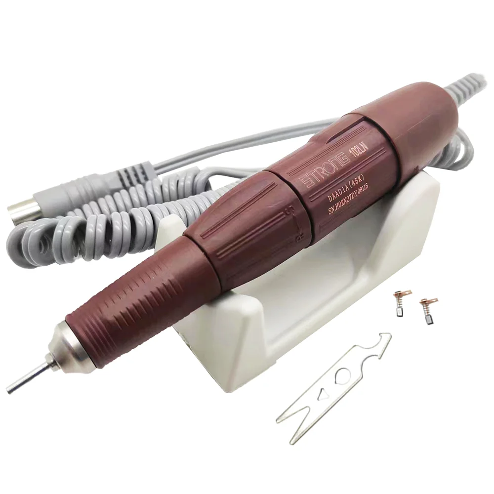 45000RPM STRONG 102LN Micromotor Electric Nail Drill Handpiece For STRONG 210 Marathon Manicure Machine Handle Nails Tools