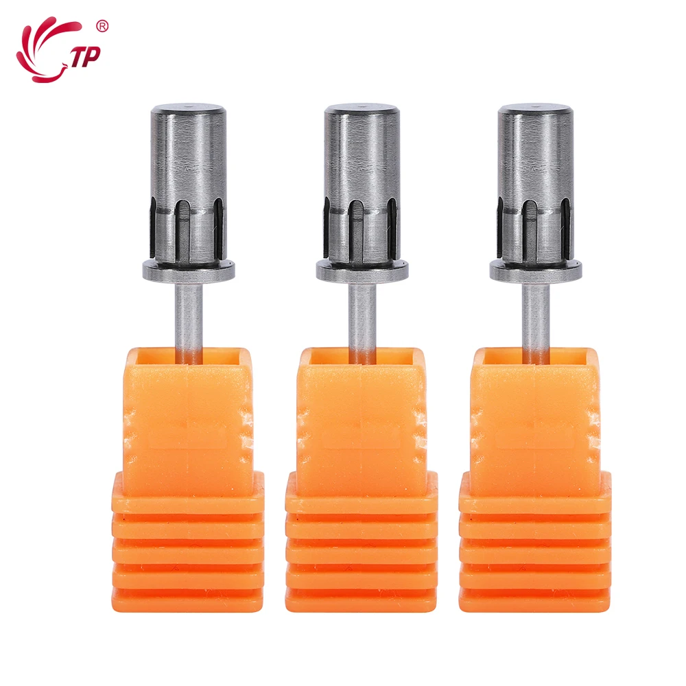 Nail Drill Bit Stainless Steel Pedicure Grinding Cap Professional Salon Nail Tools Pedicure Cutters for Pedicure Sanding Mandrel