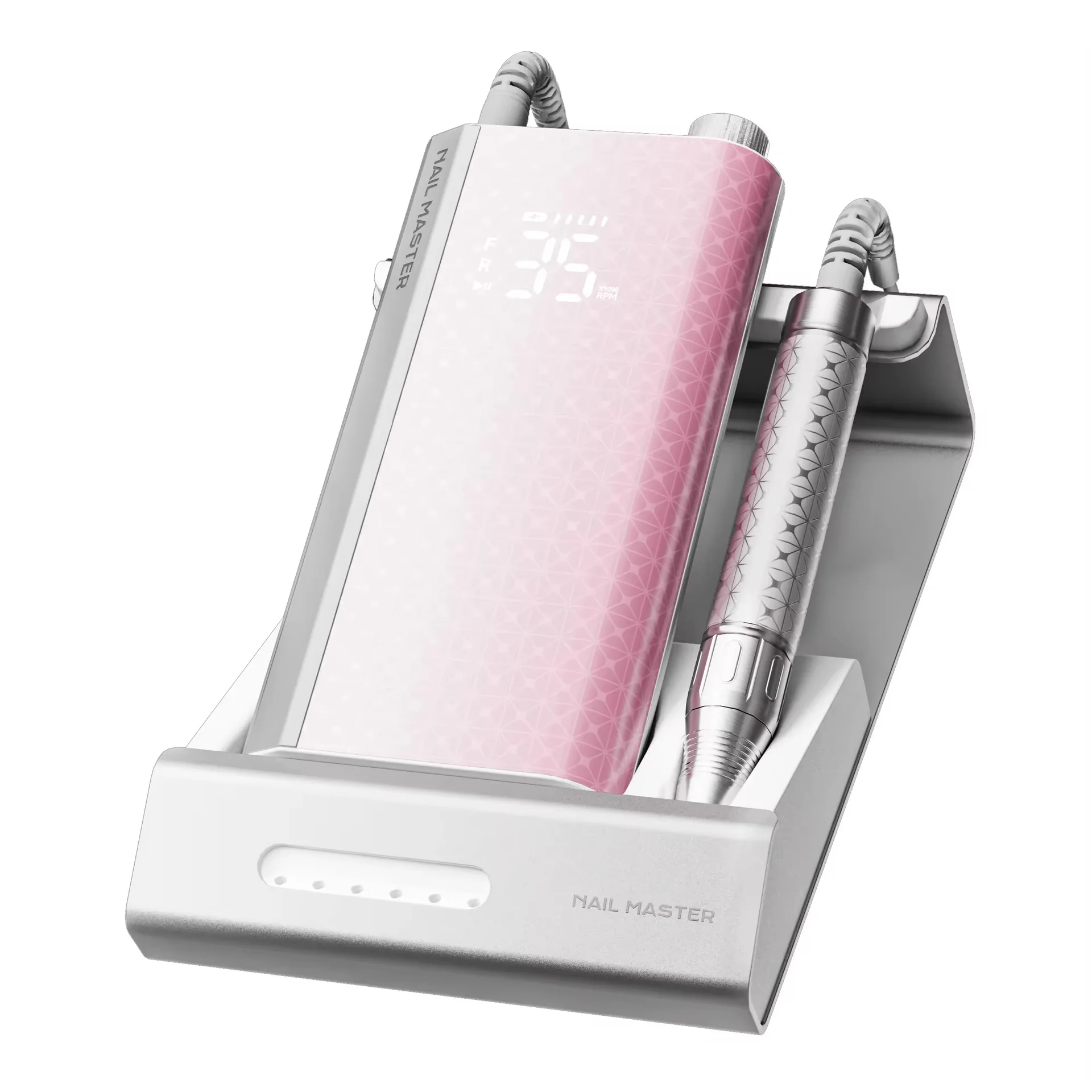 JMD Brand New Brushless Nail Polish Machine, Large Capacity Charging Base  Low Vibration Nail Drill With High Precision Pen