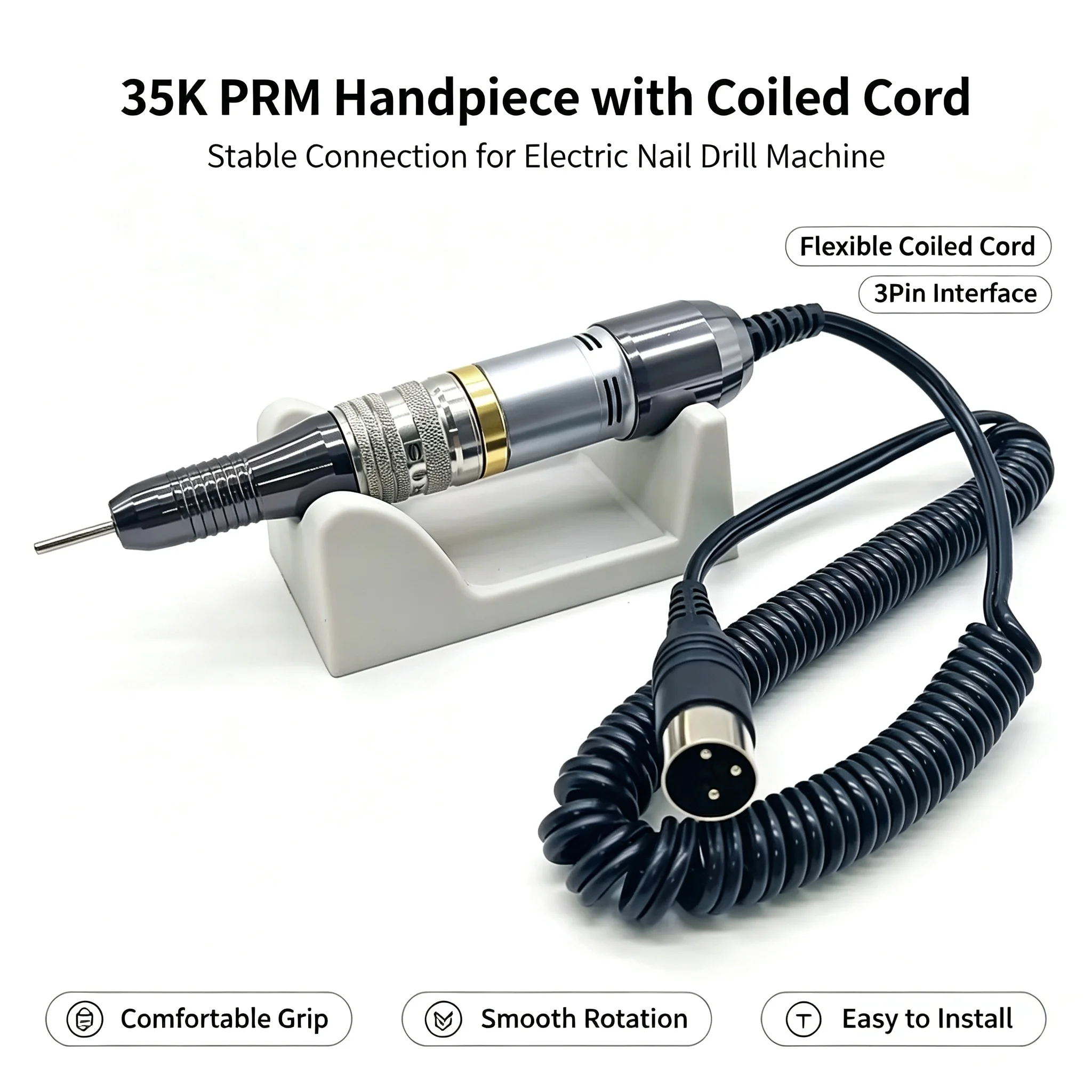 35000RPM Nail Drill Handles SDE H200 Strong 210, Replacement Parts for UP200 Electric Manicure Machine