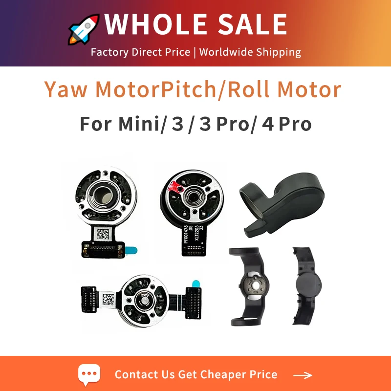 Tested Gimbal Yaw Roll Pitch Motor Replacement Parts for DJI Mini 3/3Pro/4Pro Professional Drone Repair Wholesale Direct Supply