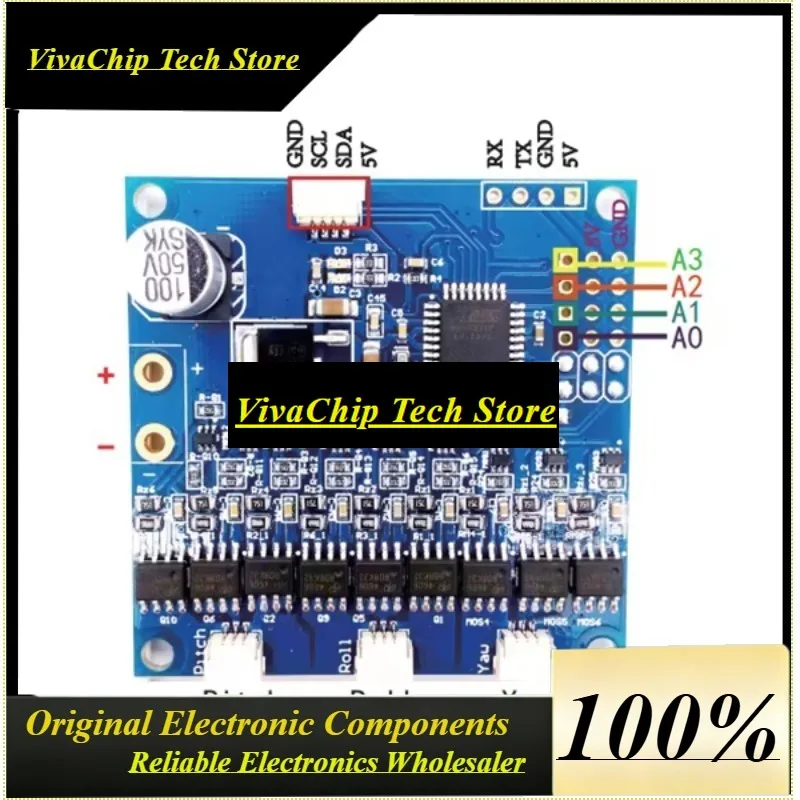 VivaAlexMos BGC 3.53 3-axis Firmware Simplebgc Brushless Gimbal Controller W/IMU For EVVGC FPV Gimbal PITCH ROLL YAW Control