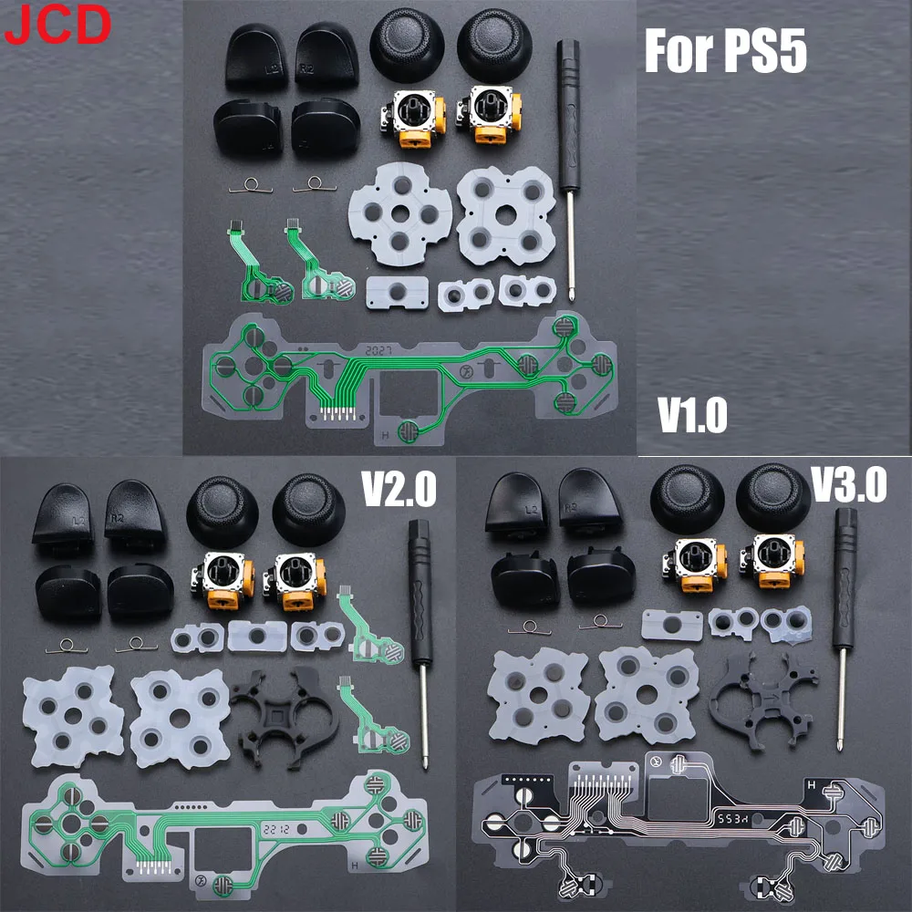 For PS5 V1.0 2.0 3.0 BDM-010 020 030 Gamepad Controller R1L1R2L2 Trigger Button Conductive Adhesive Joystick Conductive Film