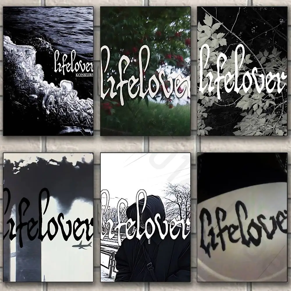 Swedish LIFELOVER Poster Fancy Poster Wall Sticker for Living Room Bar Vintage Decorative Painting
