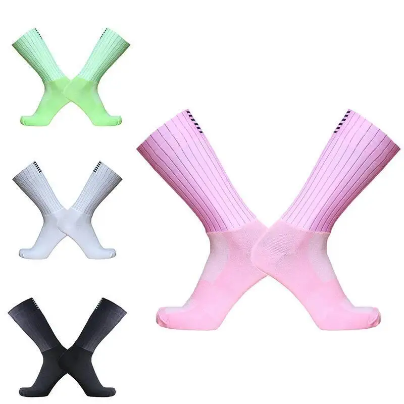 2026 new Slip Team Anti Socks Seamless Aero Cycling Pro Silicone Running Sport Road Bike Socks