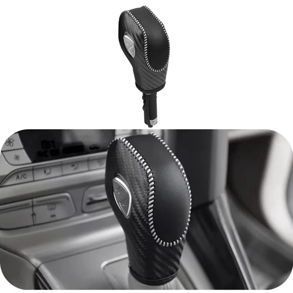 Cubierta  pomo  cambio  marchas  aspecto  carbono PU para coche Ford EcoSport Escape/Fusion/c-max Energi Wagon / Fiest