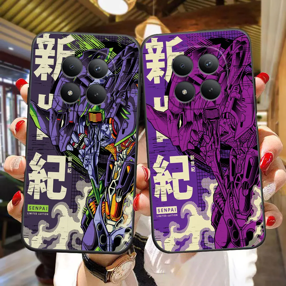 Phone Case For Xiaomi Redmi Note 15 14 13 12 12S 11 11T 11S 10 10S 9 Pro PLUS DIY Shell Cover Neons G-Genesis E-Evangelion 01 02