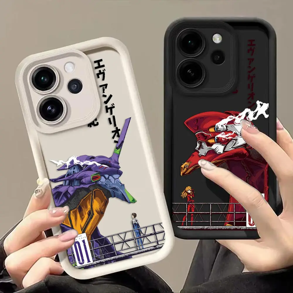 Phone Case For MOTO G06 G52 G35 G53 G60 G75 G84 G85 G86 G100 E32 E40 EDGE 40 50 60 70 Cover Mecha Neons G-Genesis E-Evangelions