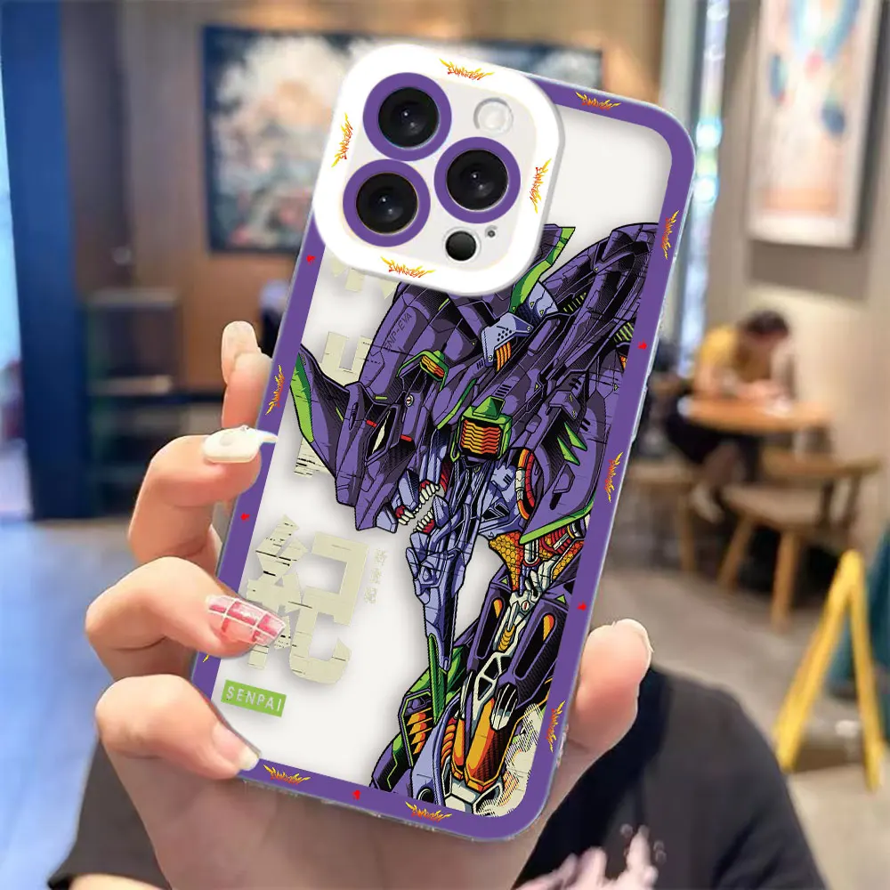 New E-Evangelion Mecha 01 02 Cover Clear Phone Case For OPPO RENO 15 15F 14 14F 13 13F 12 12F 11 11F 10 8 8Z 8T 7 7Z 6Z 5 Case