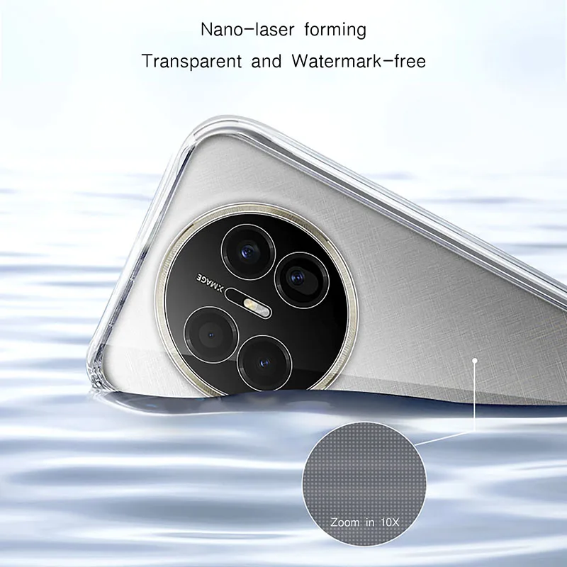 Ultra Thin Transparent Phone Case for Huawei Mate 70 Air Mate70Air SUP-AL90 Lens Protective Soft Clear TPU Shockproof Back Cover