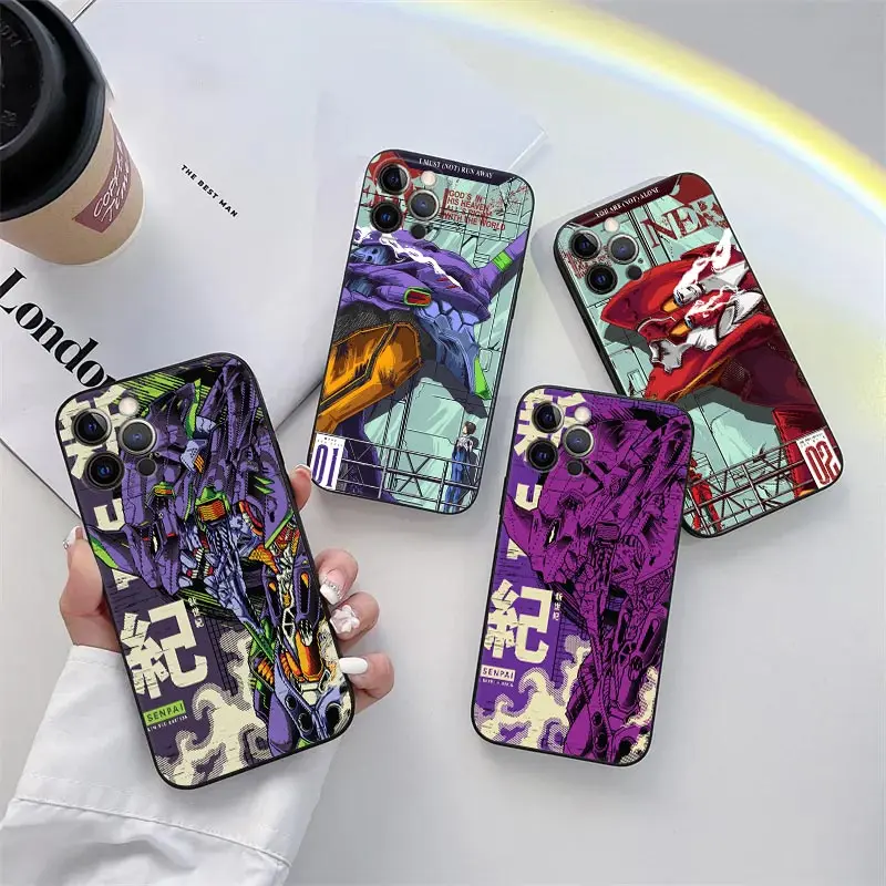 N-Neon-Evas Anime G-Genesis Case For Honor 600 Lite 400 Pro X9D X8D X6D X9B X7B X9C X9A X5C Magic 5 6 7 Lite Cover E-Evangelion