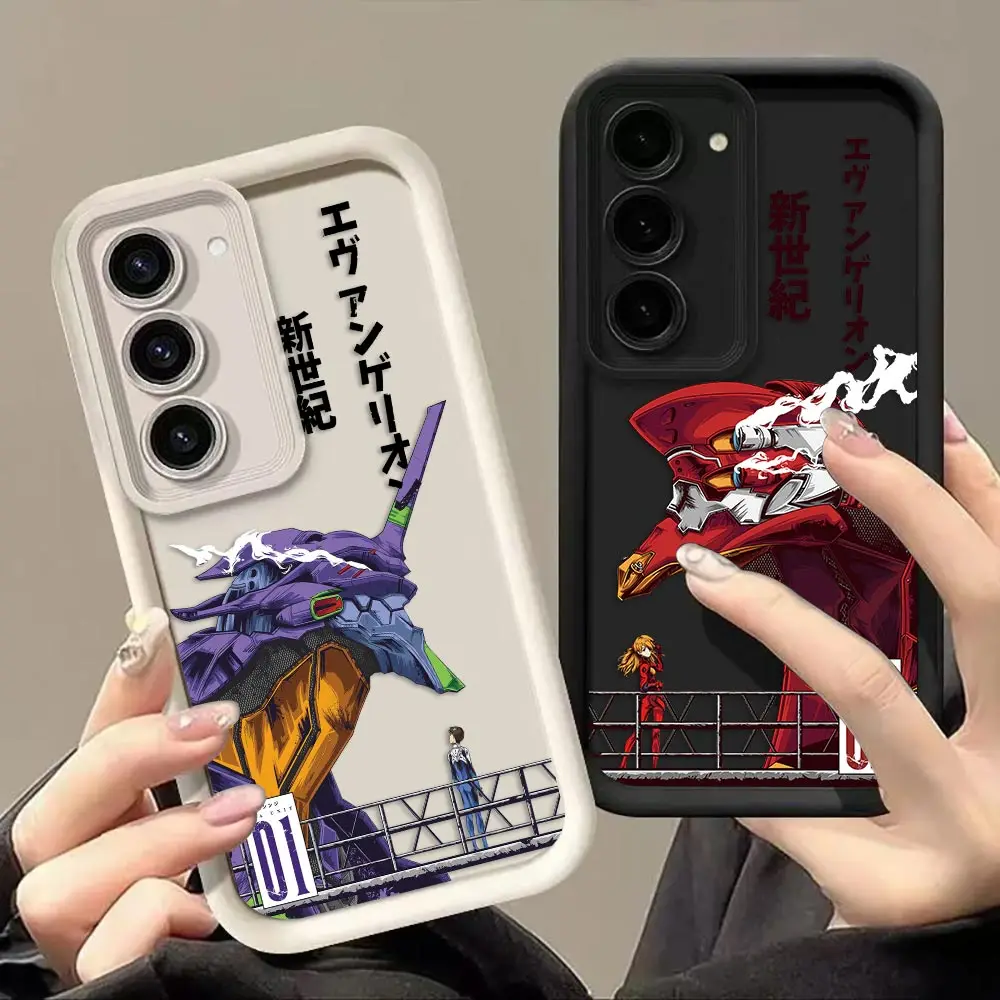 Phone Case For Googel PIXEL 7 7A 8 8A 9 9A 10 PRO XL 5G Silicone Case DIY Shell Funda Cover Mecha Neons G-Genesis E-Evangelions