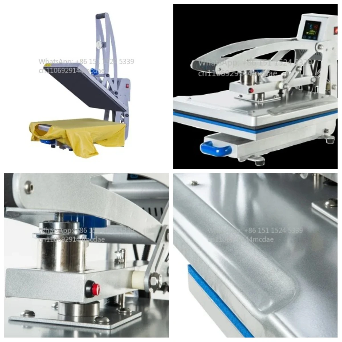 Semi-automatic Pump-pull   T-shirt Heat Transfer Machine  In Stock 15x15' in Magnetic