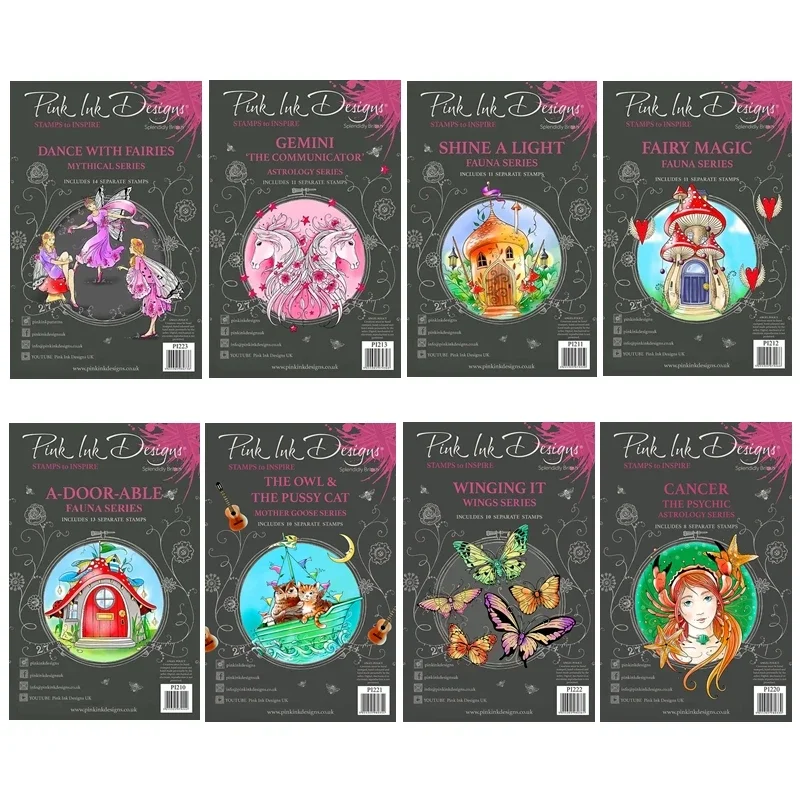 Clear Stamp For 2023 New Scrapbooking Owl Cat Cancer Gemini Dance With Fairies Shine A Light Fairy Magic Paper Making Craft Card