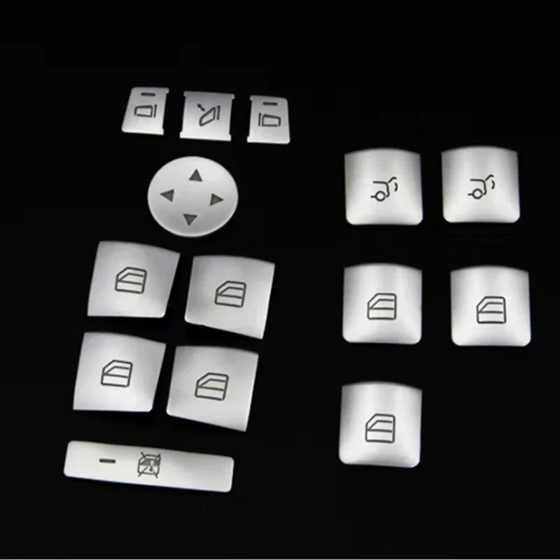 Car Window glass lift button Trim Cover sticker for Mercedes Benz A/B/C(W204)/E(W212)/GLA /CLA/ GLK/ GLE-class