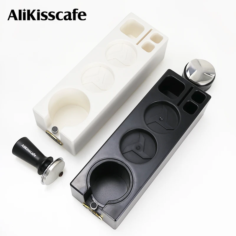 Coffee Tamping Station Stand For Delonghi 54MM Breville 58MM Portafilter Holder Espresso Machine Maker Accessories Barista Tools