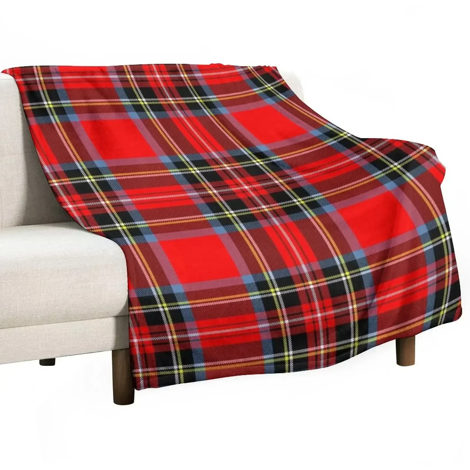 Stewart Royal Modern Tartan Throw Blanket sofa bed Plaid on the sofa Soft Big Heavy warm for winter Blankets