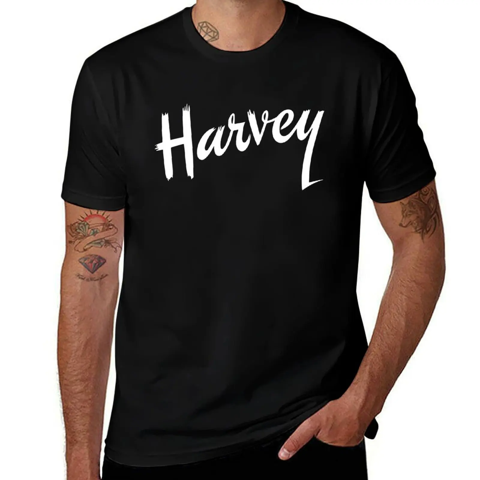 Harvey Titles - James Stewart Movie 1950 T-Shirt Thanksgiving Casual Tee T-Shirt