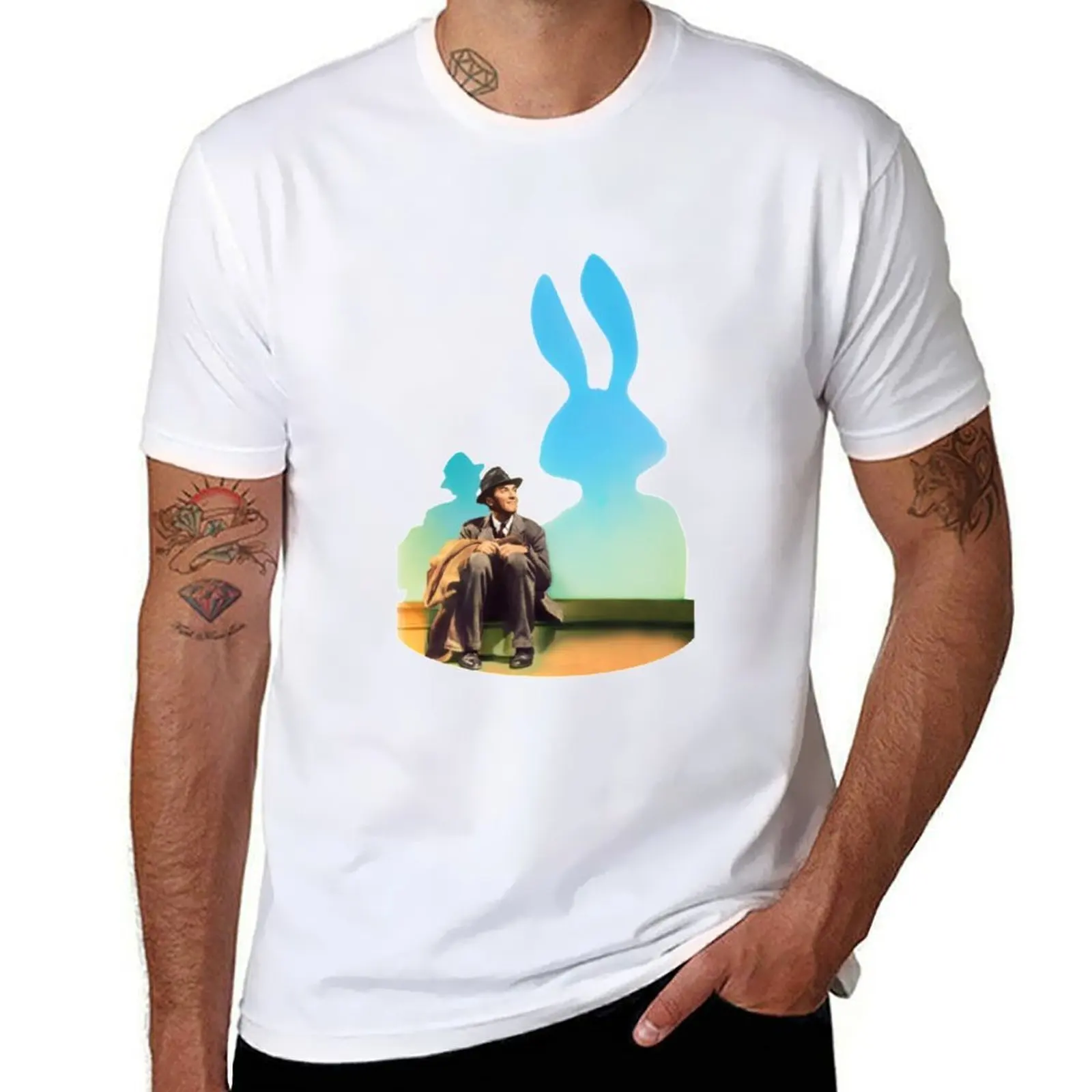Harvey James Stewart Movie 1950 T-Shirt t shirt man cotton t shirts for man cotton funny T-Shirt