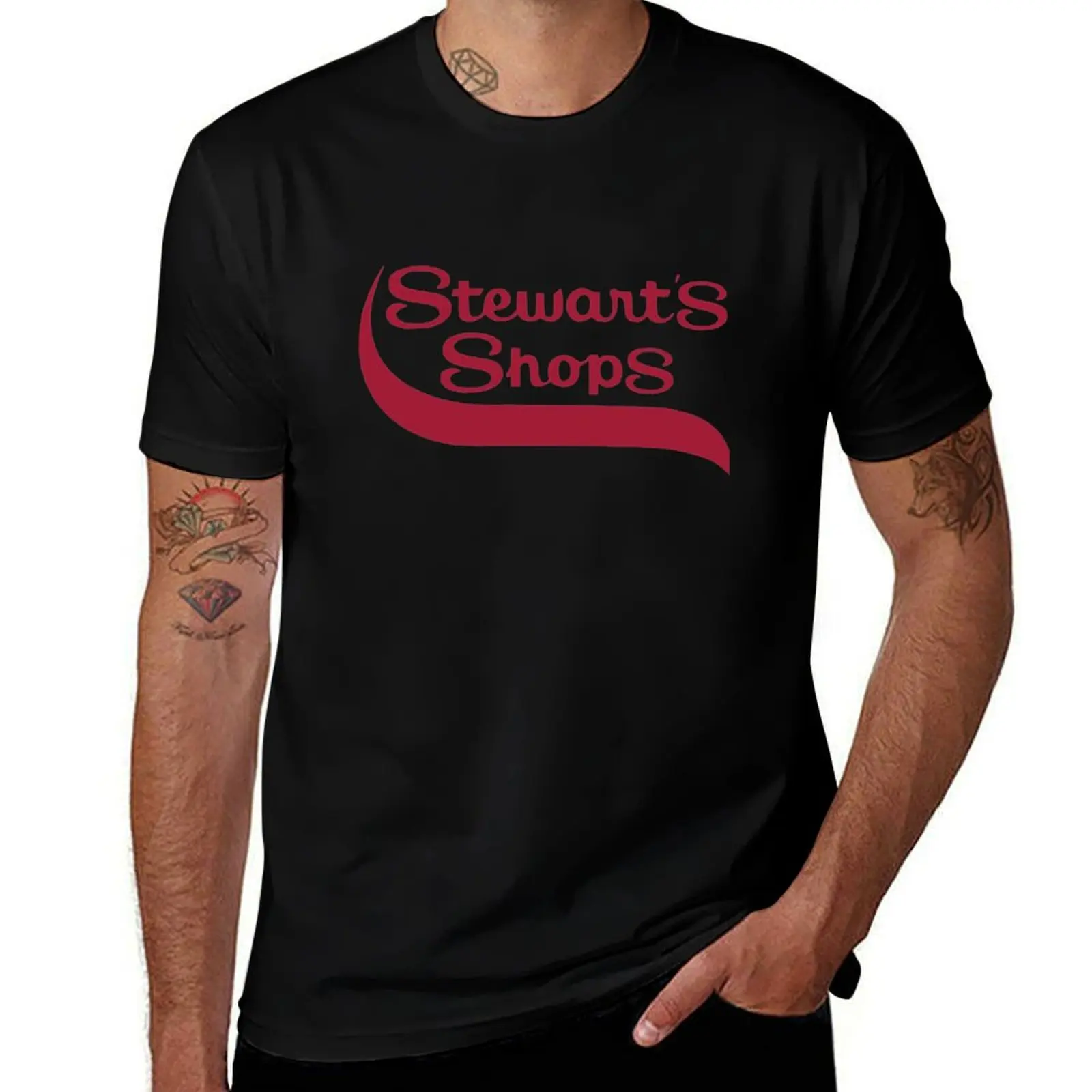 Stewarts shops T-Shirt Casual Loose Fit Summer Tee Shirt