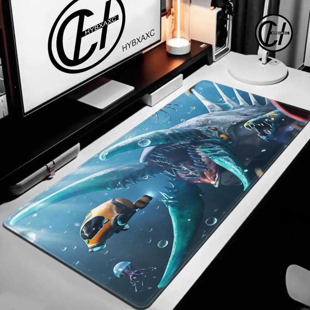 Subnautica Mouse Pad game  Home HD Custom Mousepad  keyboard pad Soft Natural Rubber Anti Slip Computer Mouse Mat