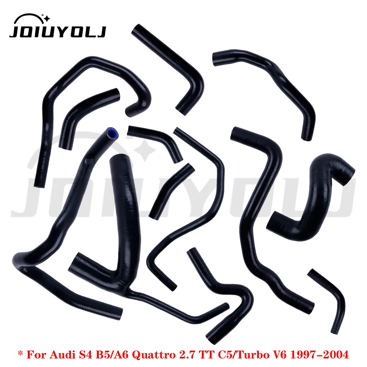 13Pcs For Audi S4 B5/A6 Quattro 2.7 TT C5/Turbo V6 1997-2004 Silicone Coolant Radiator Hose Kit