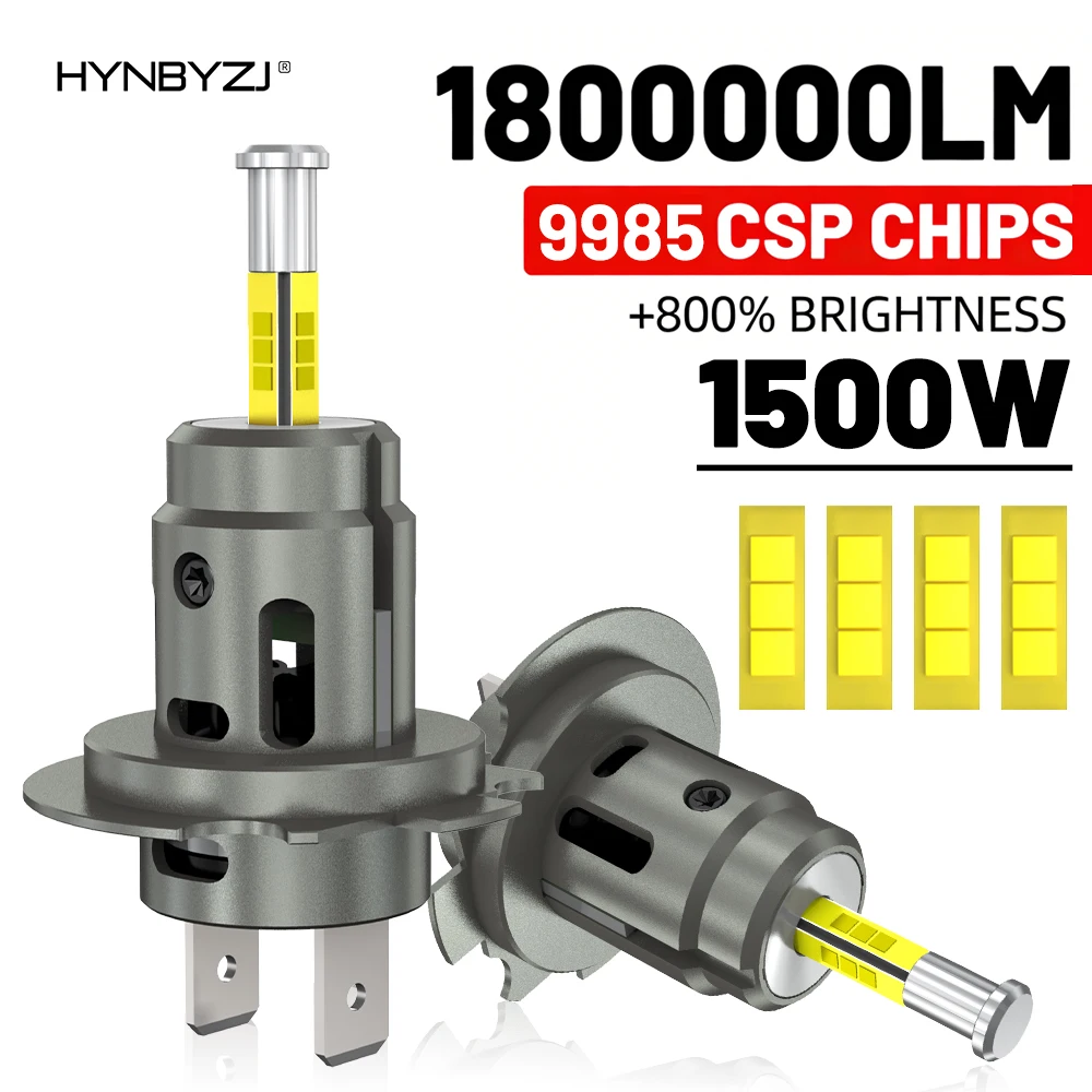 360 H7 Led Headlight Bulb Kit Car Fog Light Bulbs 12V High Power Auto Fog Lamp 6000K Headlamp Mini Size H7 Super Bright Bulbs