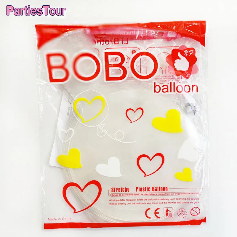 50pc 8/10/18/20/24/36 inch Inflatable Bobo Balloon Transparent Globes Birthday Party Supplies Wedding Baby Shower Decor Ballons