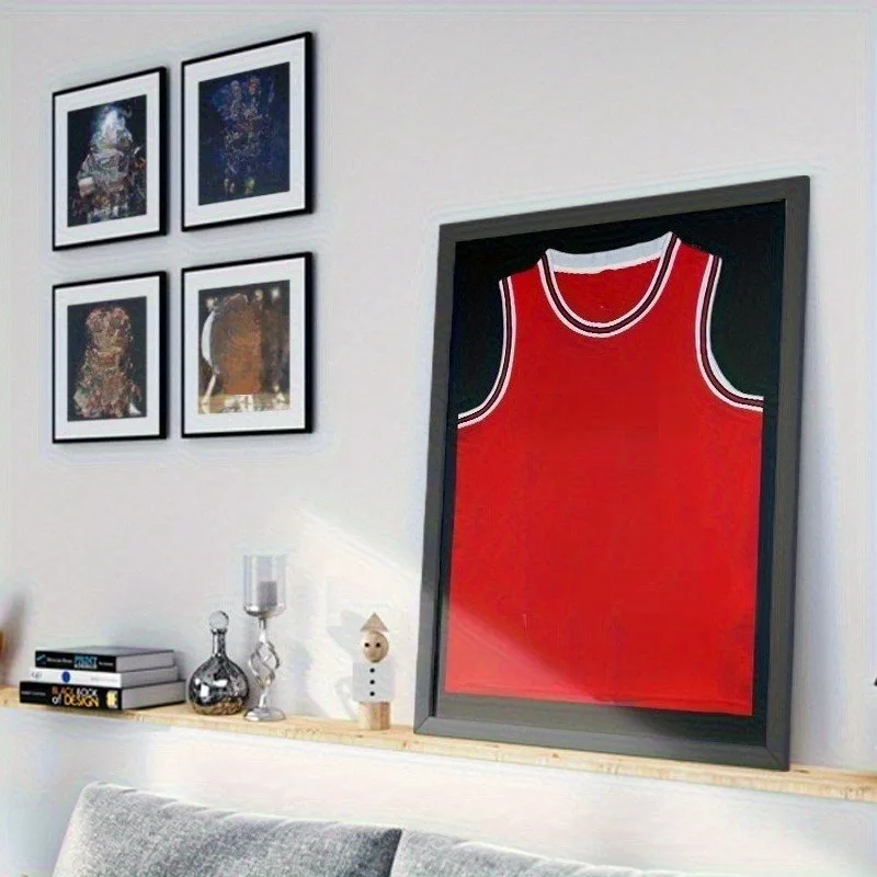 1pcs DIY Magnetic Flip Cover Decoration Jersey Commemorative Basket Shirt T-shirt Collection Display Storage Box Home Decoration