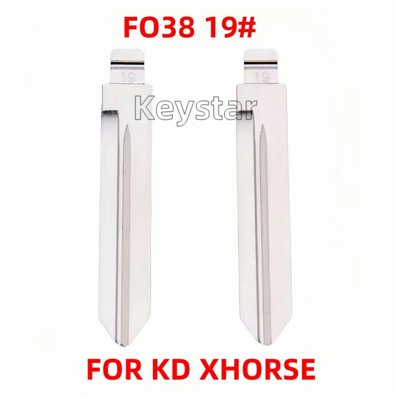 10pcs/lot Car Key Blade FO38 H75 KD Key Blank 19#  for Ford Explorer Fusion Taurus Edge Lincoln for KD KEYDIY VVDI XHORSE JMD