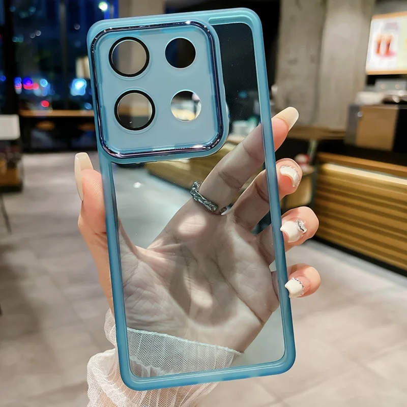 Soft Transparent Silicone Case for Funda Xiaomi Redmi 13C 13 14C 9A 9C 9T 10A 10C 12C A5 A4 A3 Note 13 Pro Camera Protect Cover